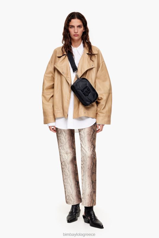 αξεσουάρ Bimba Y Lola γεμισμένη νάιλον τσάντα χιαστί L2L28112 μαύρος