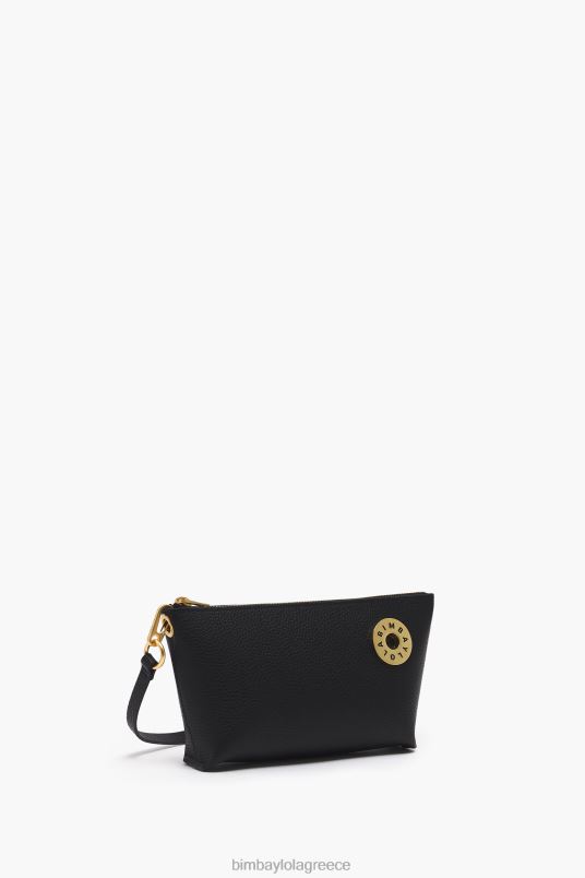 αξεσουάρ Bimba Y Lola δερμάτινη τσάντα τραπεζιού χιαστί L2L2812 μαύρος