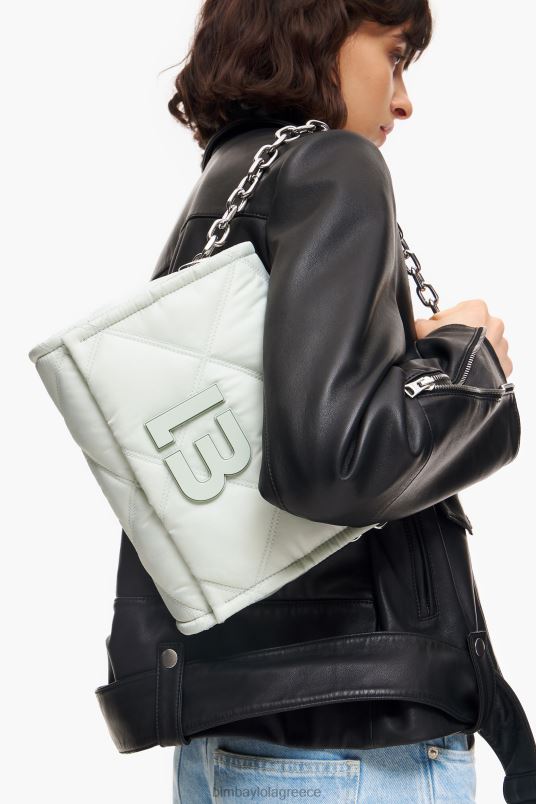 αξεσουάρ Bimba Y Lola νάιλον τσάντα χιαστί L2L28148 γκρί