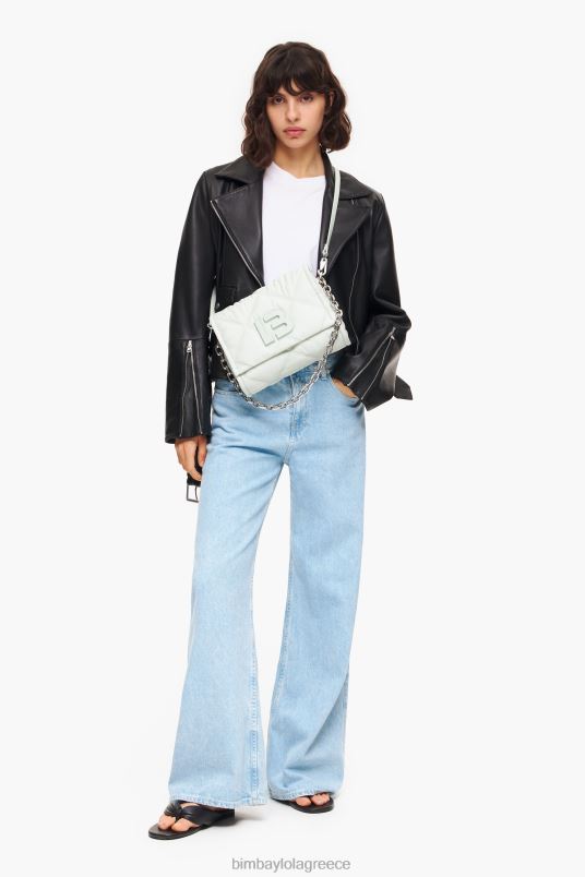 αξεσουάρ Bimba Y Lola νάιλον τσάντα χιαστί L2L28148 γκρί