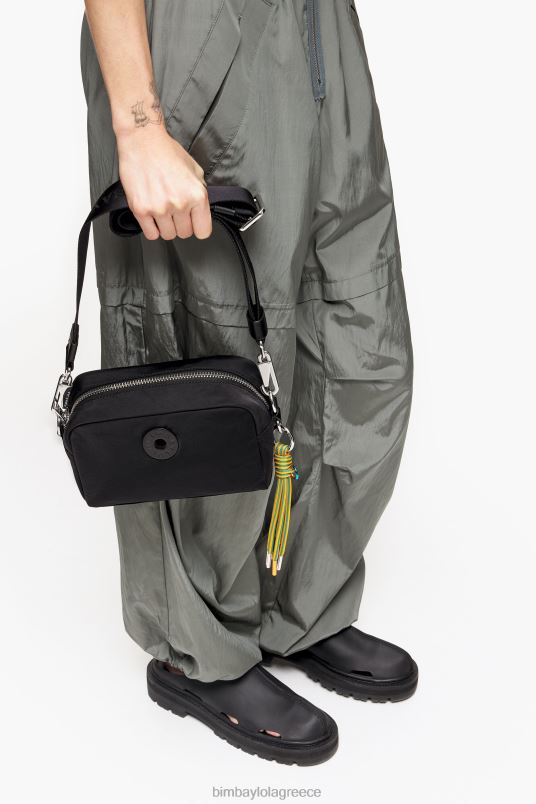 αξεσουάρ Bimba Y Lola νάιλον τσάντα χιαστί L2L2827 μαύρος