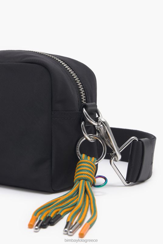 αξεσουάρ Bimba Y Lola νάιλον τσάντα χιαστί L2L2827 μαύρος