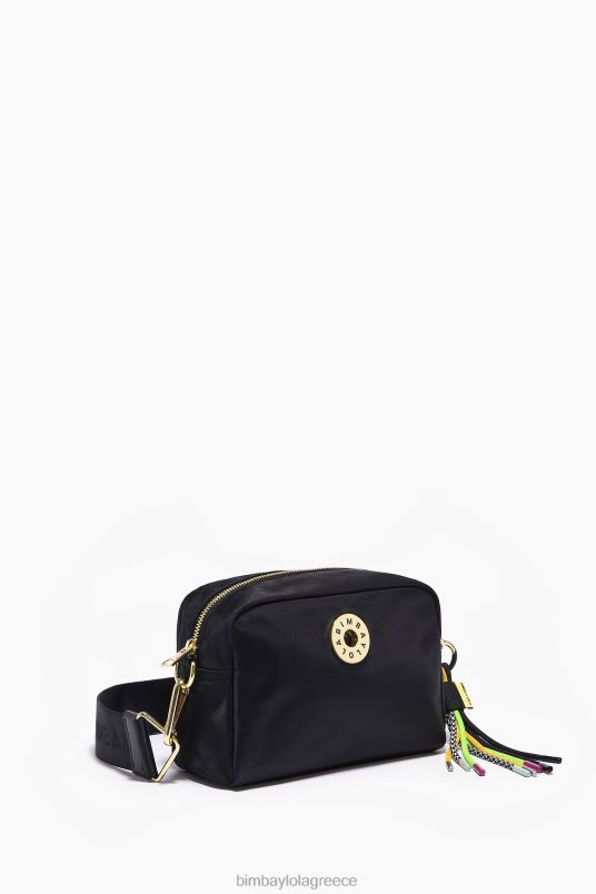 αξεσουάρ Bimba Y Lola νάιλον τσάντα χιαστί L2L2829 μαύρος