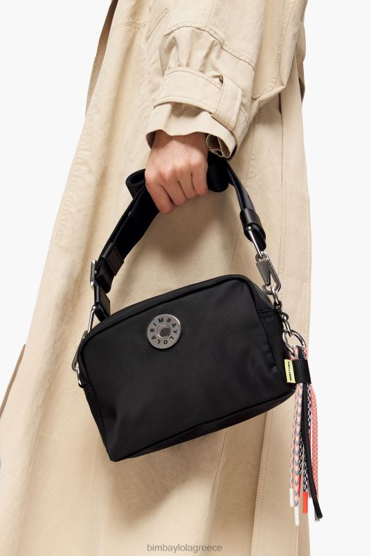 αξεσουάρ Bimba Y Lola νάιλον τσάντα χιαστί L2L2830 μαύρος