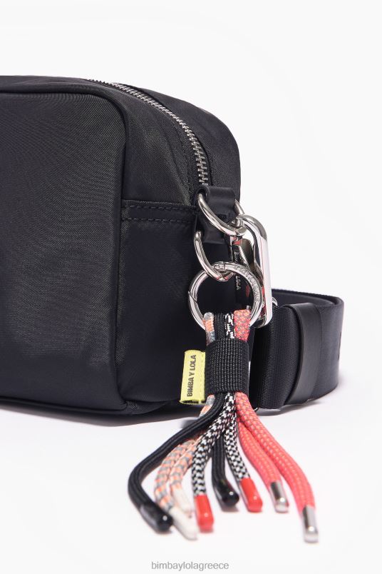 αξεσουάρ Bimba Y Lola νάιλον τσάντα χιαστί L2L2830 μαύρος