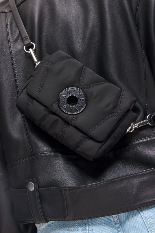 αξεσουάρ Bimba Y Lola νάιλον τσάντα χιαστί L2L2839 μαύρος