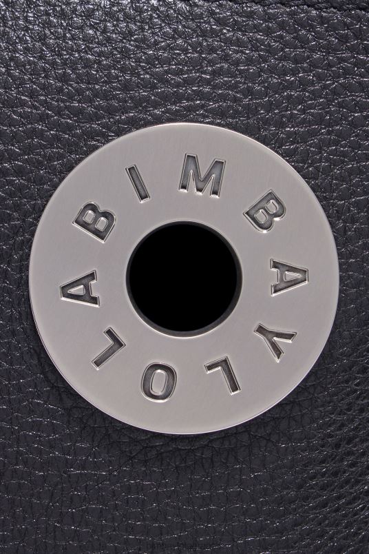 αξεσουάρ Bimba Y Lola δερμάτινη τσάντα τραπεζίου L2L2845 μαύρος