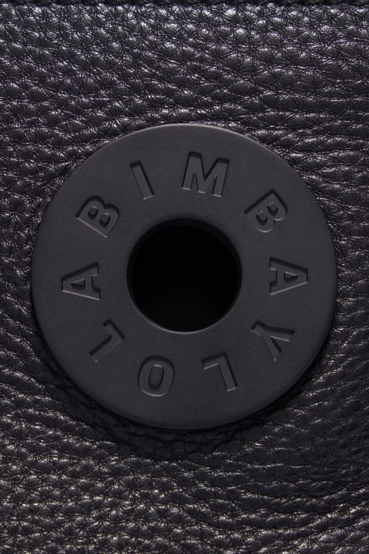 αξεσουάρ Bimba Y Lola δερμάτινη τσάντα τραπεζίου L2L2846 μαύρος