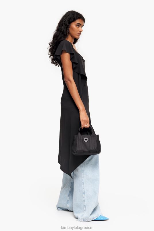 αξεσουάρ Bimba Y Lola νάιλον τσάντα L2L2875 μαύρος