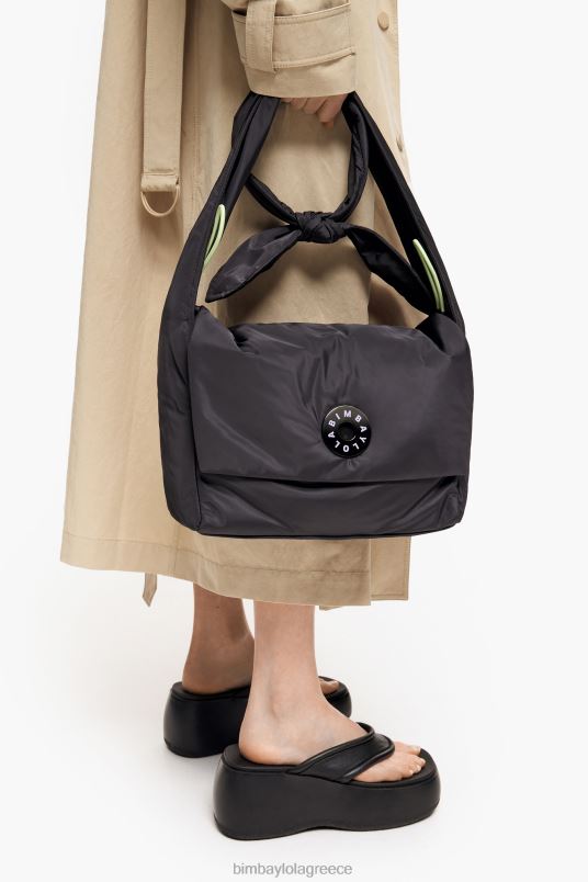 αξεσουάρ Bimba Y Lola νάιλον τσάντα χιαστί L2L2894 ανθρακίτης