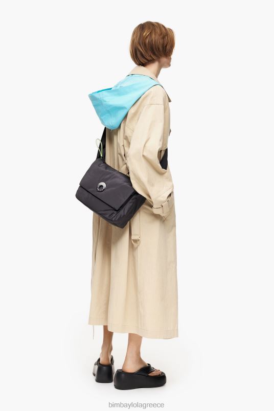 αξεσουάρ Bimba Y Lola νάιλον τσάντα χιαστί L2L2894 ανθρακίτης