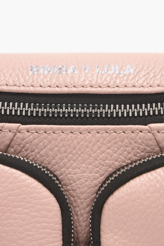 αξεσουάρ Bimba Y Lola δερμάτινη τσέπη bumbag L2L2816 ροζ