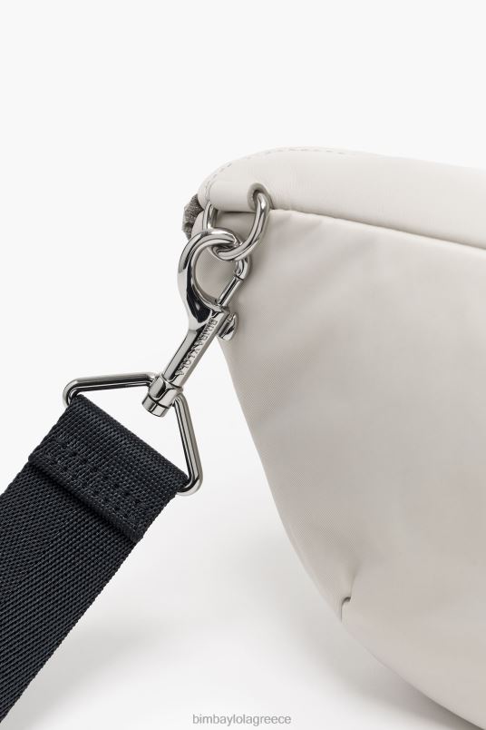 αξεσουάρ Bimba Y Lola δερμάτινη τσέπη bumbag L2L2819 άσπρο