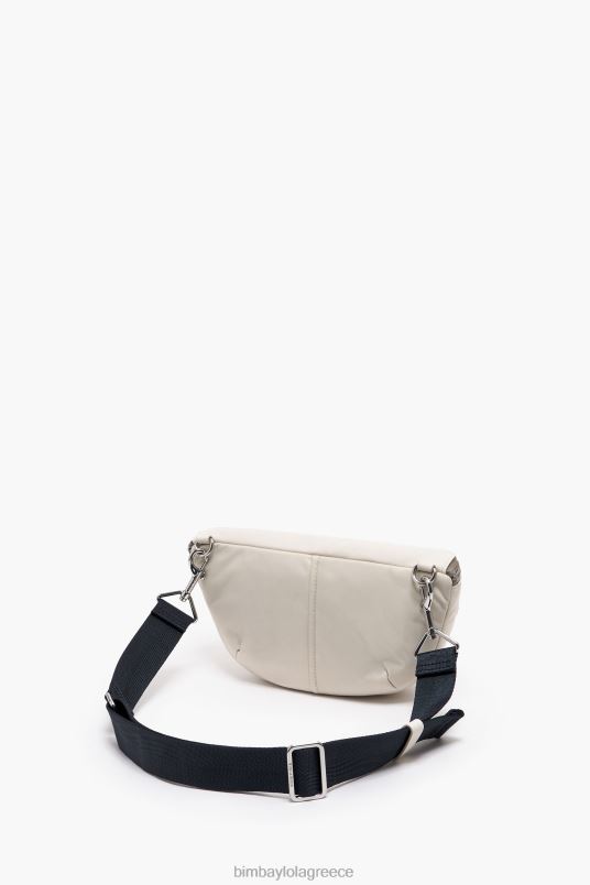 αξεσουάρ Bimba Y Lola δερμάτινη τσέπη bumbag L2L2819 άσπρο