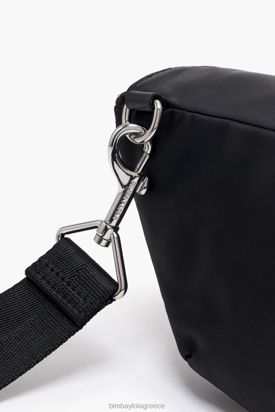 αξεσουάρ Bimba Y Lola δερμάτινη τσέπη bumbag L2L2820 μαύρος