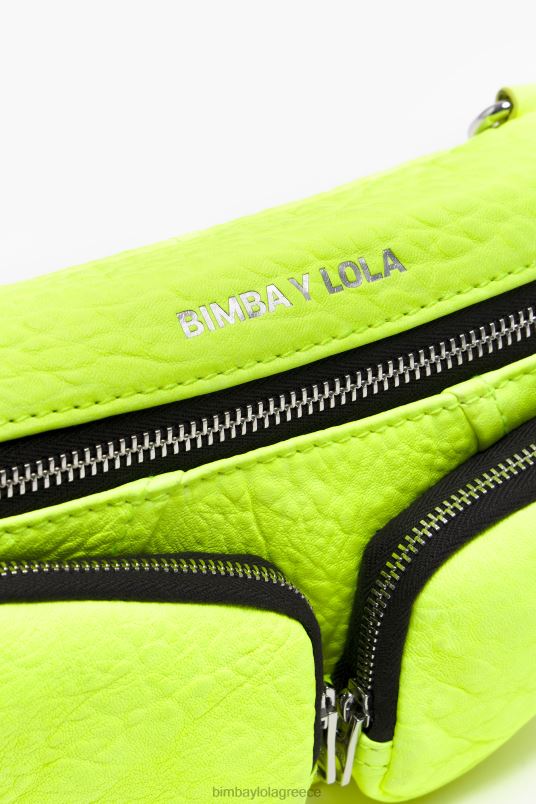 αξεσουάρ Bimba Y Lola δερμάτινη τσέπη bumbag L2L2822 κίτρινος