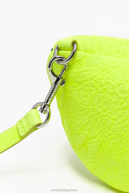 αξεσουάρ Bimba Y Lola δερμάτινη τσέπη bumbag L2L2822 κίτρινος