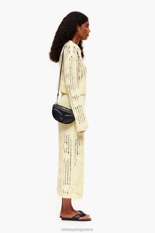 αξεσουάρ Bimba Y Lola δερμάτινη τσέπη bumbag L2L2824 μαύρος