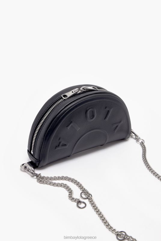 αξεσουάρ Bimba Y Lola δερμάτινη τσάντα chimo L2L2866 μαύρος