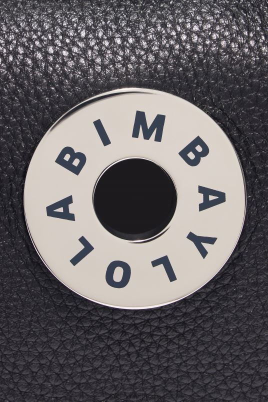 αξεσουάρ Bimba Y Lola δερμάτινη τσάντα hobo L2L2851 μαύρος