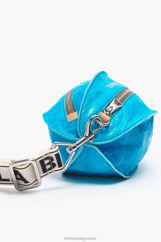 αξεσουάρ Bimba Y Lola δερμάτινη τσάντα pelota L2L281 aqua