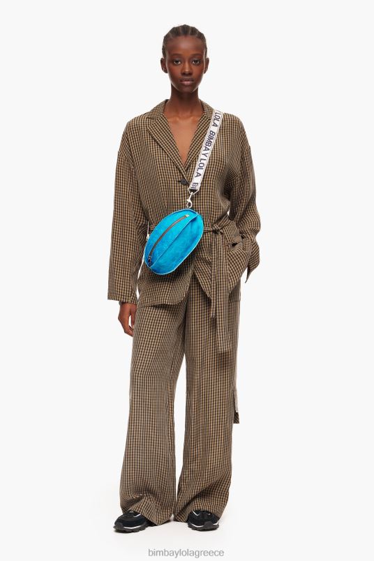 αξεσουάρ Bimba Y Lola δερμάτινη τσάντα pelota L2L281 aqua