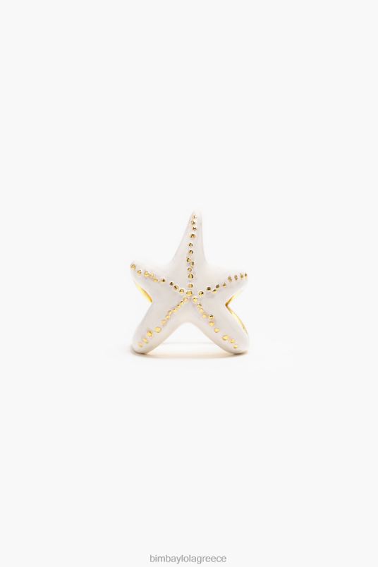 αξεσουάρ Bimba Y Lola δαχτυλίδι αστέρι L2L28708 ελεφαντόδοντο