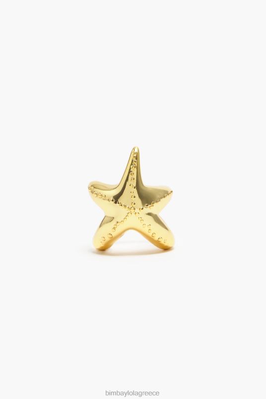 αξεσουάρ Bimba Y Lola δαχτυλίδι αστέρι L2L28709 χρυσαφένιος