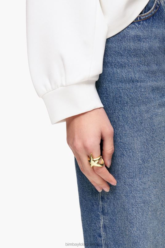 αξεσουάρ Bimba Y Lola δαχτυλίδι αστέρι L2L28709 χρυσαφένιος