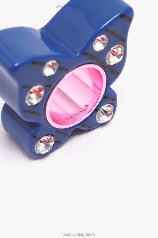 αξεσουάρ Bimba Y Lola δαχτυλίδι πεταλούδας L2L28810 μπλε