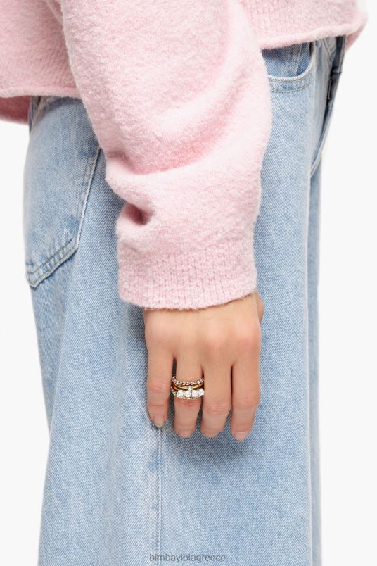 αξεσουάρ Bimba Y Lola σετ δαχτυλιδιών L2L28845 κρύσταλλο