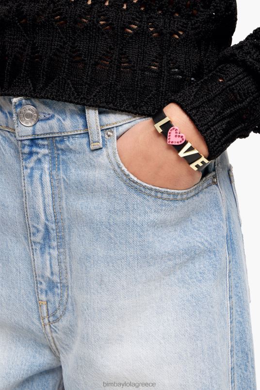αξεσουάρ Bimba Y Lola μεταλλικό γούρι καρδιάς L2L281145 ροζ