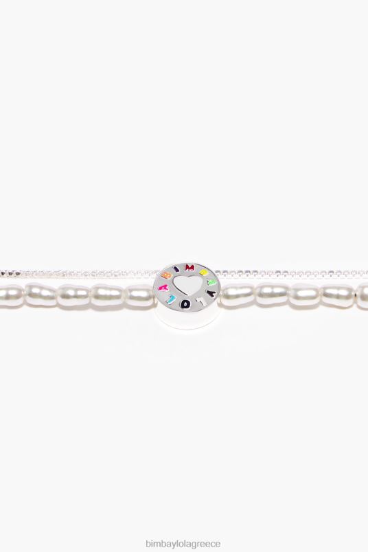 αξεσουάρ Bimba Y Lola κοντό χρυσό κολιέ L2L28665 ασήμι