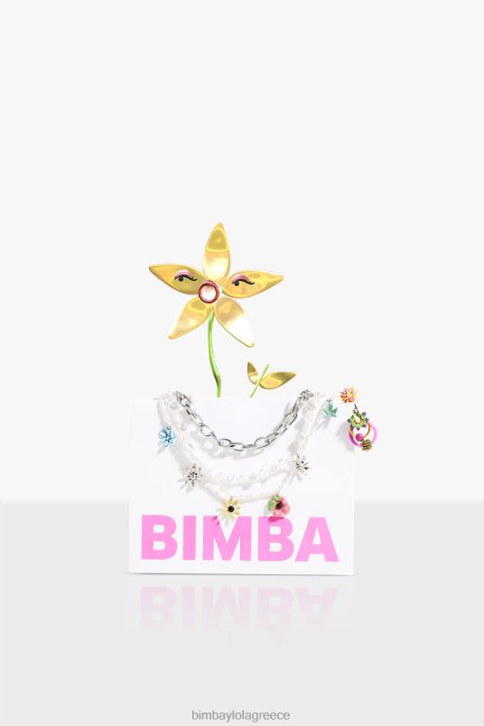 αξεσουάρ Bimba Y Lola μενταγιόν κολιέ L2L28673 πολύχρωμο