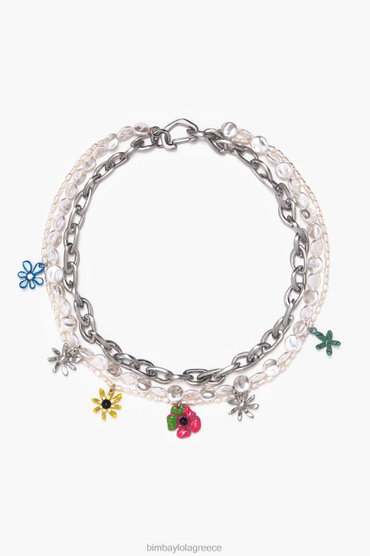 αξεσουάρ Bimba Y Lola μενταγιόν κολιέ L2L28679 πολύχρωμο