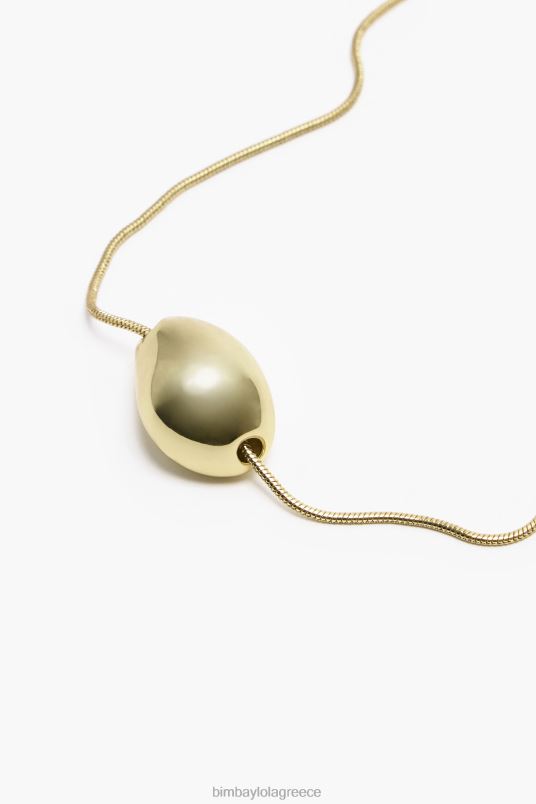 αξεσουάρ Bimba Y Lola χρυσό κολιέ L2L28701 μαύρος