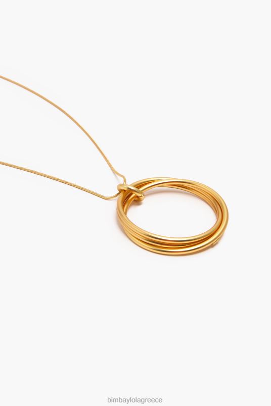 αξεσουάρ Bimba Y Lola κολιέ με μακριά αλυσίδα L2L28757 χρυσαφένιος