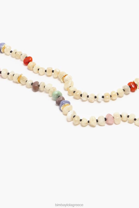 αξεσουάρ Bimba Y Lola κολιέ με πέτρες L2L28763 ελεφαντόδοντο