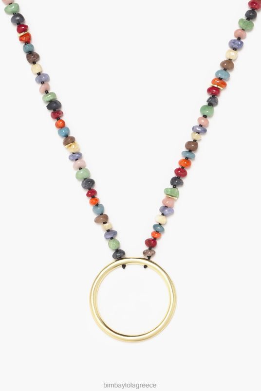 αξεσουάρ Bimba Y Lola κολιέ με πέτρες L2L28764 πολύχρωμο