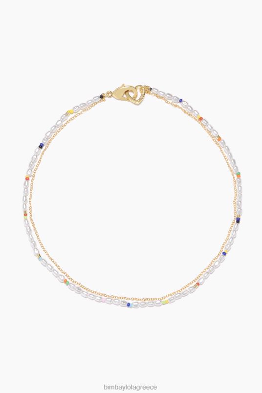 αξεσουάρ Bimba Y Lola κολιέ με μαργαριτάρια L2L28774 πολύχρωμος