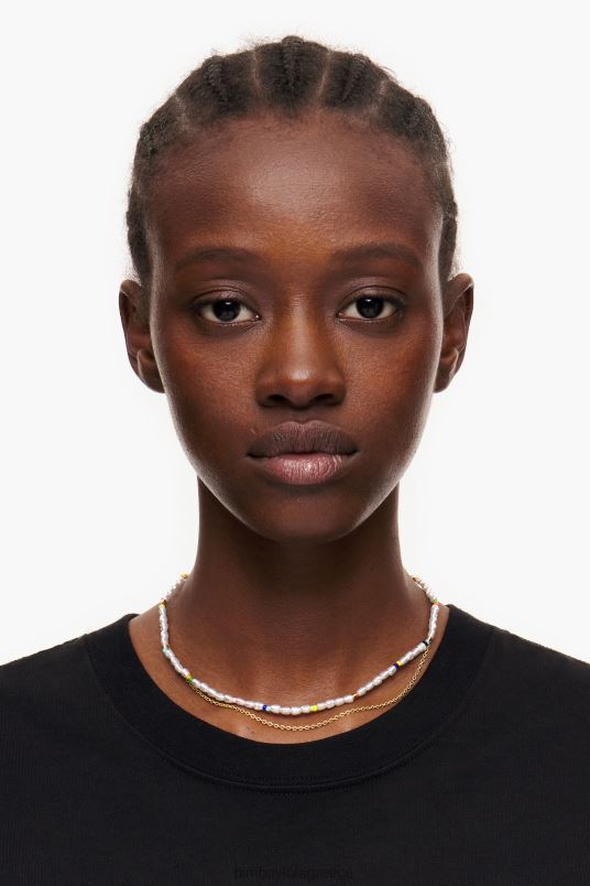 αξεσουάρ Bimba Y Lola κολιέ με μαργαριτάρια L2L28774 πολύχρωμος