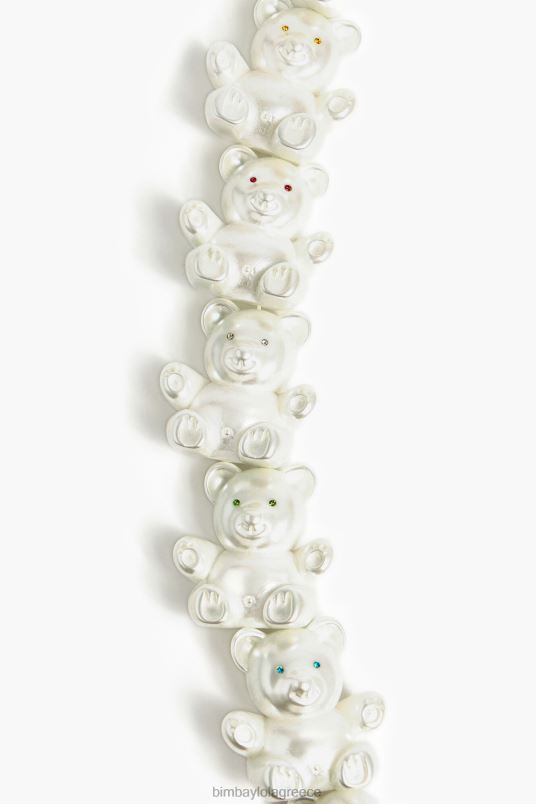 αξεσουάρ Bimba Y Lola κολιέ αρκούδας L2L28799 μαργαριτάρι