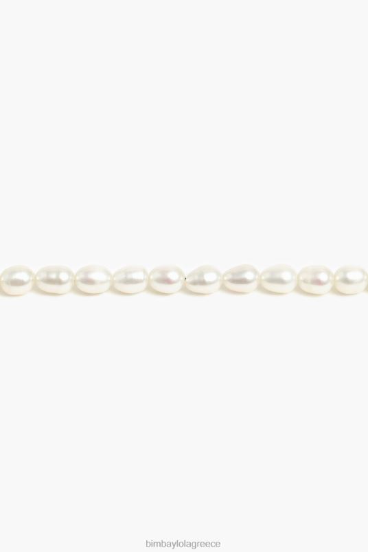 αξεσουάρ Bimba Y Lola κοντό μαργαριταρένιο κολιέ L2L28825 χρυσαφένιος