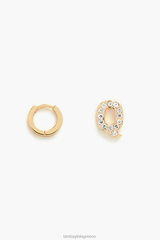 αξεσουάρ Bimba Y Lola γράμματα μίνι κρίκοι σκουλαρίκια L2L281165 q