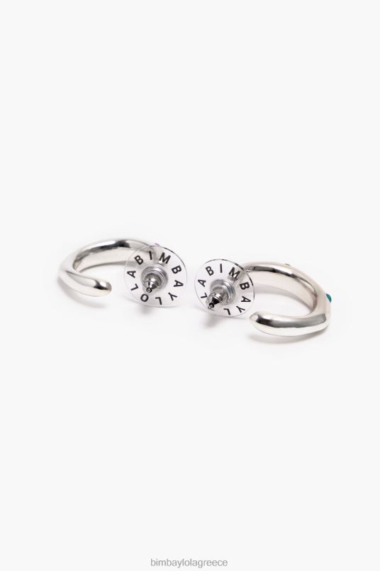 αξεσουάρ Bimba Y Lola κρυστάλλινα σκουλαρίκια L2L28677 ασήμι