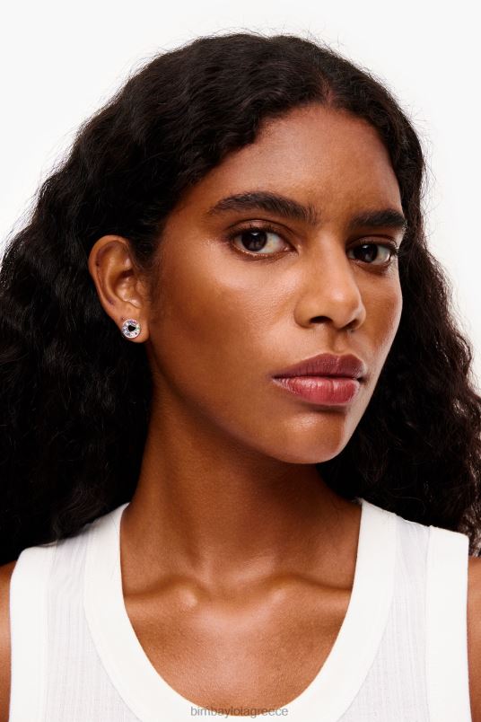 αξεσουάρ Bimba Y Lola λογότυπο σκουλαρίκια καρδιά L2L28694 ασήμι