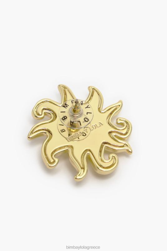 αξεσουάρ Bimba Y Lola σκουλαρίκια ηλίου L2L28706 χρυσαφένιος