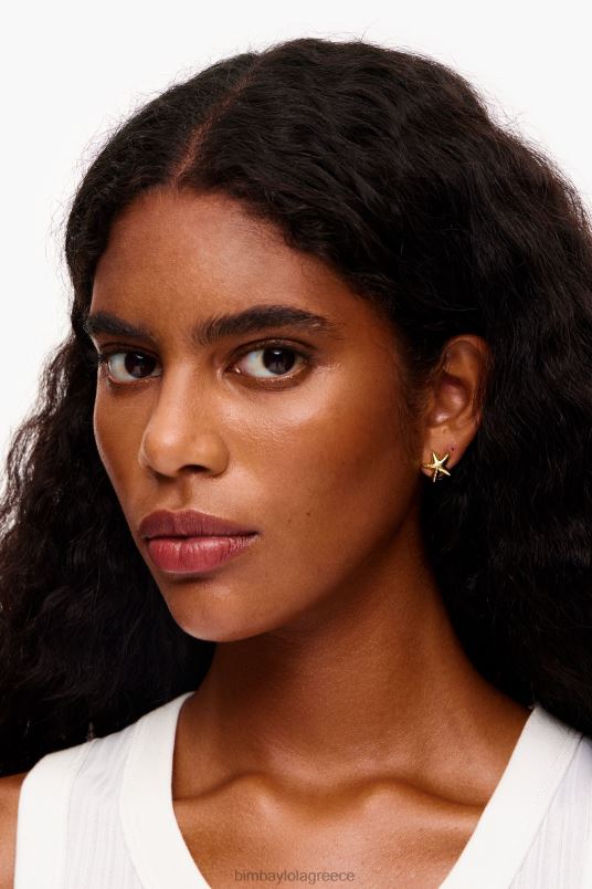 αξεσουάρ Bimba Y Lola μικρό αστέρι σκουλαρίκια L2L28711 χρυσαφένιος