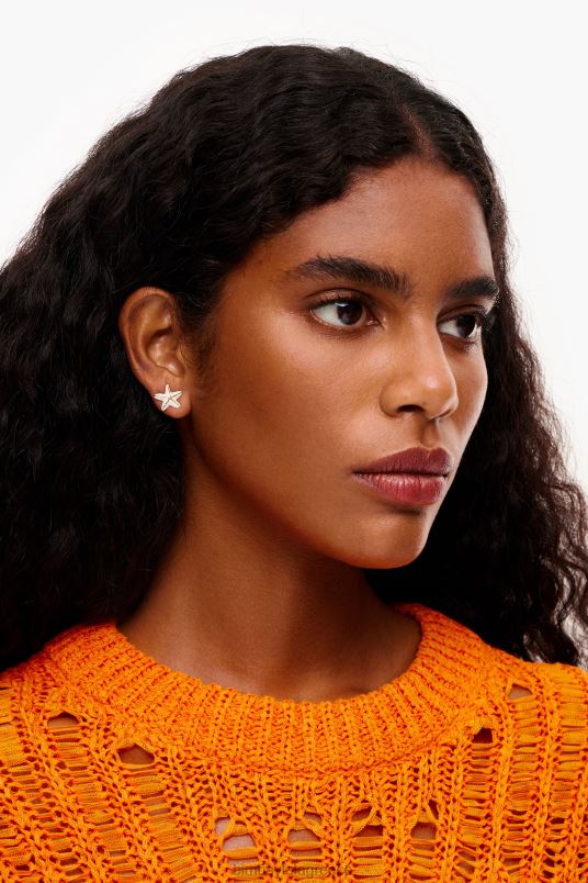 αξεσουάρ Bimba Y Lola σκουλαρίκια αστέρι L2L28712 ελεφαντόδοντο