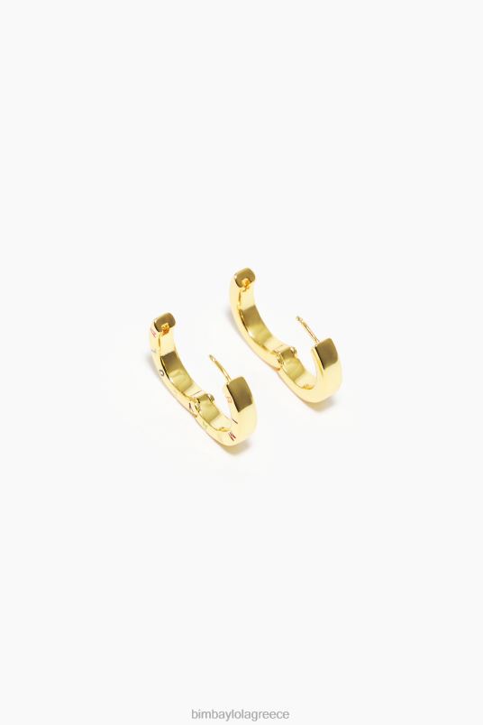 αξεσουάρ Bimba Y Lola κρίκοι σκουλαρίκια L2L28716 χρυσό και πολύχρωμο